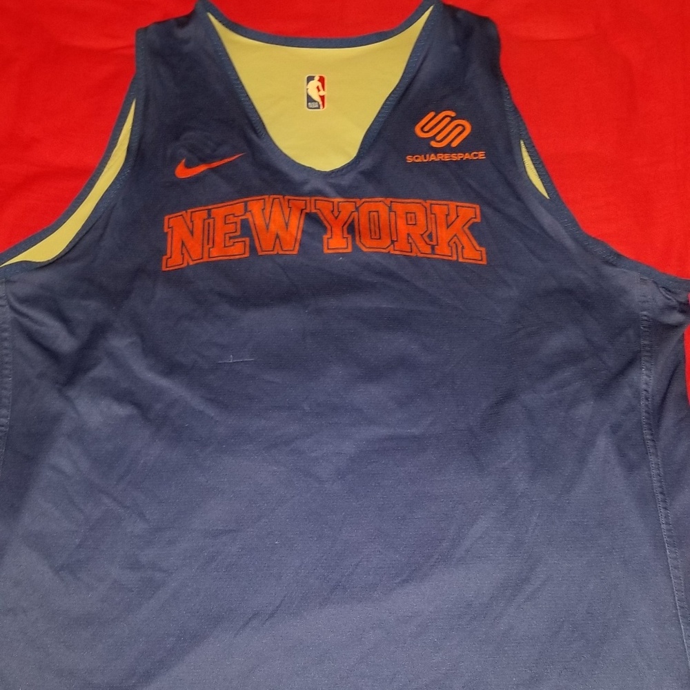 NBA NIKE NY Knicks Reversible Jersey 2XL